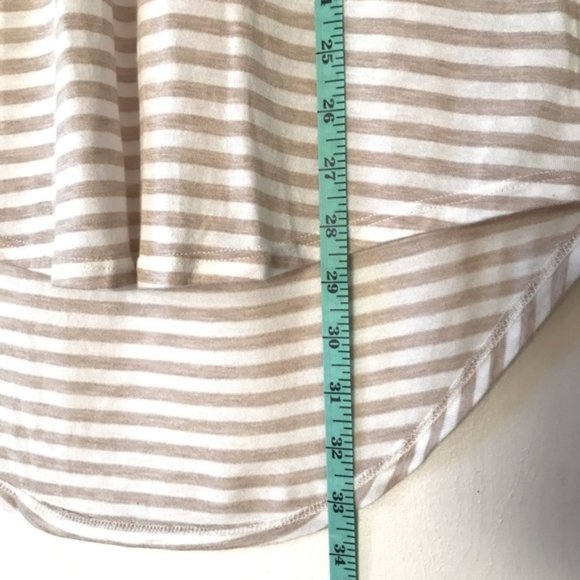 Anthro Little Yellow Button Daystripe Tee, Size XS - Picture 13 of 13